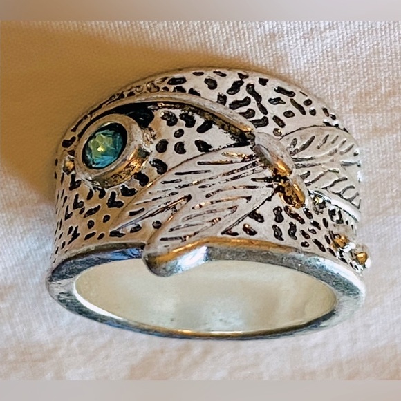 New Rings- Wide Dragonfly Silver/Tungsten, 3 Available Sz’s- 5, 6, 7 💎 Gemstone - Picture 11 of 16